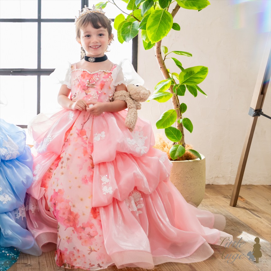 アイクリア キッズドレス ホワイト 100cm フォトスタジオ スタジオホワイトルーム｜岡崎市のフォトスタジオ・写真館